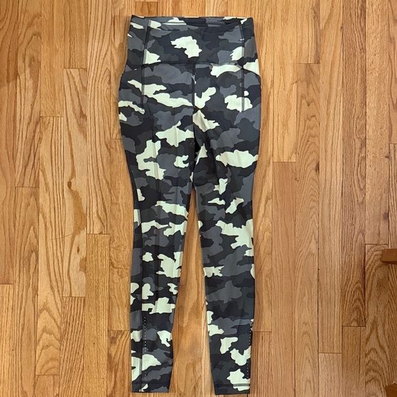 Lululemon 4 Swift Speed High-Rise Tight 28" Heritage Camo Crispin Green Multi - Picture 2 of 16